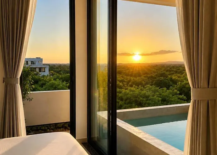 Apartment Mayan View Walk To Jaguar Park & Tulum